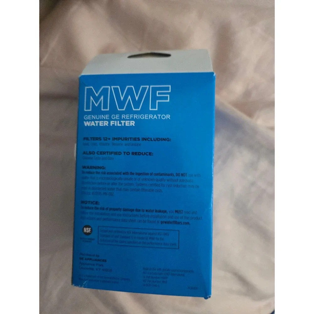 GE MWF Refrigerator Water Filter, Genuine Replacement Filter, new